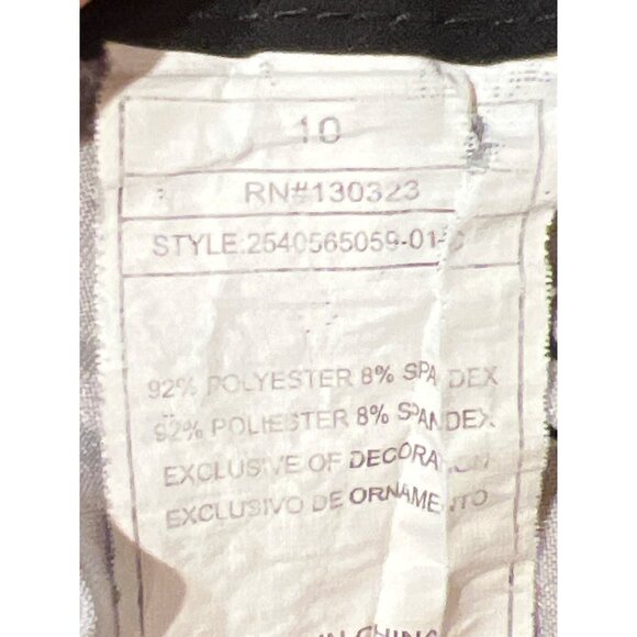 Quiksilver Size 10 Kids Plaid Board Shorts With Pocket & Drawstring Closure - Picture 10 of 12